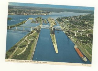 Vintage Postcard Gateway To Algoma St.  Mary 
