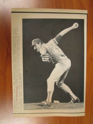 Vintage Wire Ap Press Photo Dan Quisenberry Kansas City Royals Relief Pitcher