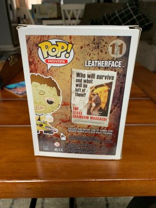 VAULTED Leatherface Movies 11 Texas Chainsaw Massacre Funko Pop 3