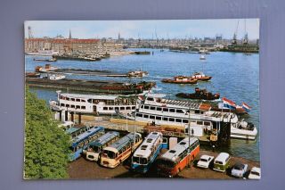 R&l Postcard: Modern Card,  Dutch Coach Bus,  Rotterdam,  Interest
