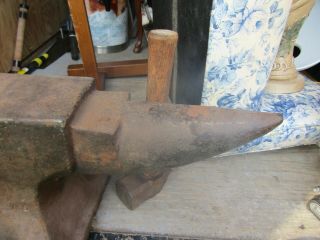 Antique Peter Wright over 125 Pounds Anvil Blacksmith Tool 4