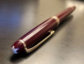 Montblanc Meisterstuck Classique Burgundy Roller Ball Pen Vintage