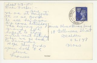 Vintage Postcard Greetings From Bonnie Scotland Forth Road Bridge Rail 2