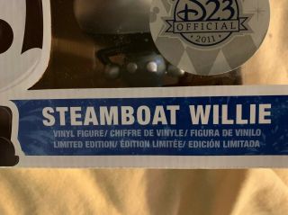 D23 2011 9 Inch Metallic Steamboat Willie Funko Pop 24 Limited Edition 360 4