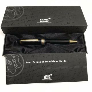 Montblanc Meisterstuck Legrand Ballpoint Pen Black Resin W/ Gold Trim 161 10456