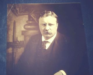 Theodore Roosevelt Portrait as President 1905 \ VINTAGE PHOTO 10.  5 x 14 3