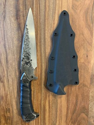 Tooth Blade By Zombie Tools Limited Release Hammered Finished Blade