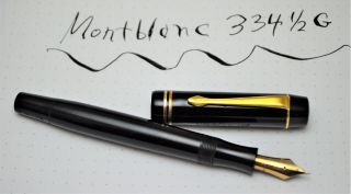 Vintage Montblanc 334 1/2 G Fountain Pen, .