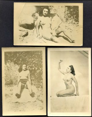 10 OLD RPPC REAL PHOTO POSTCARDS NUDES WOMEN RISQUE EROTICA 1920 - 1925 3