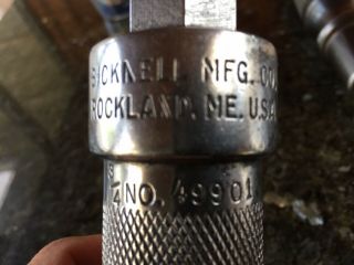 Bicknell Pneumatic Air Hammer 3/4” Rockland Maine Granite Stone Mason Tool