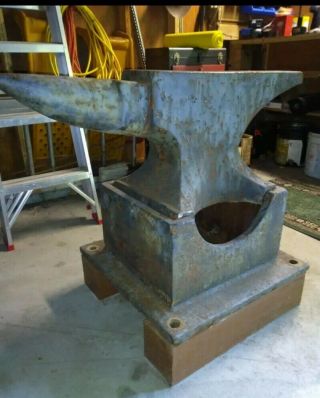 Antique Solid Wrought Blacksmith Anvil