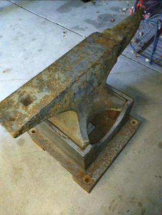 Antique Solid Wrought Blacksmith Anvil 3