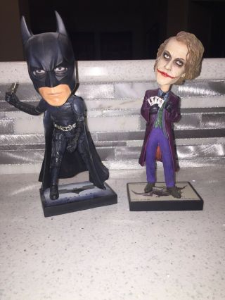 Neca Head Knockers Batman And Joker Dark Knight Bobblehead No Box Dc