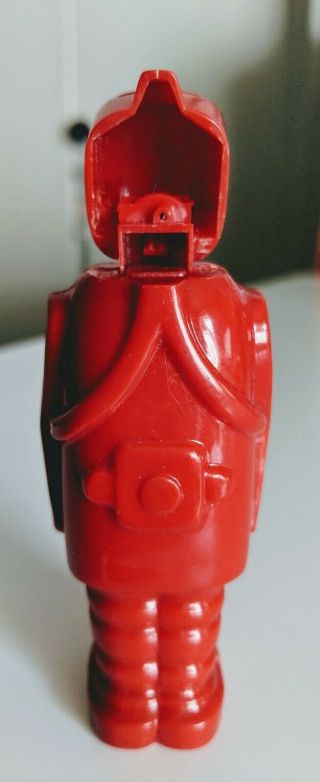 1950 ' s Red Robot Space Trooper Pez Dispenser Made in Austria Rare 2