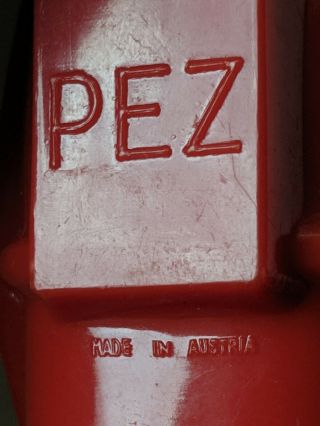 1950 ' s Red Robot Space Trooper Pez Dispenser Made in Austria Rare 6