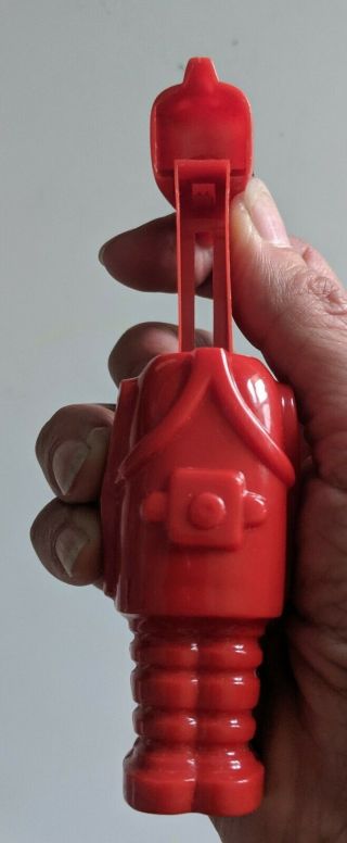 1950 ' s Red Robot Space Trooper Pez Dispenser Made in Austria Rare 7