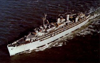 Uss Piedmont Ad - 17 Destroyer Tender Navy Military Ship 1970s Postcard