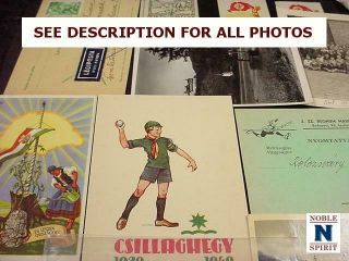 NobleSpirit (GC4) Compelling Early Hungary Scouts Coll w/ Postcards, 11