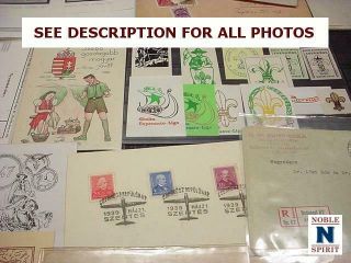 NobleSpirit (GC4) Compelling Early Hungary Scouts Coll w/ Postcards, 8