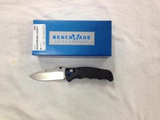 Benchmade 484 - 1 Nakamura Axis Cpm - S90v Carbon Fiber Handle Plain Edge Knife