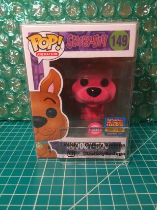 Funko Pop Animation Scooby Doo 149 Flocked (pink) Sdcc 2017 Exclusive 1000pcs