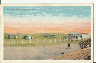 Jackson,  Mississippi,  Jackson Airport Posted 1929