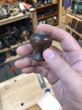 Rosewood Front Knob “early” Stanley No 45 On Main Section -