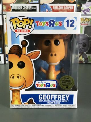 Funko Pop Ad Icons 12 Toys R Us Geoffrey The Giraffe