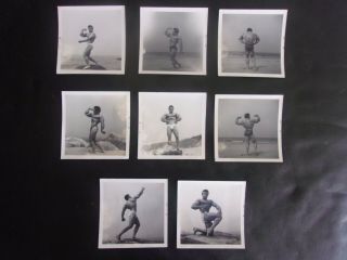 8 Rare Snap Shot Photos Of Freddie Ortiz From 1964 Bodybuilding Bodybuilder