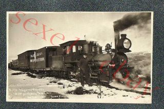 Alaska Nome - Kougarok Express Train - Circa 1910 Rppc Photo Grade 5
