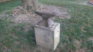 Antique Anvil with stand. 2