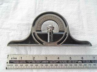 Vintage Union Tool Co,  Usa Engineers Protractor For Combination Square Old Tool