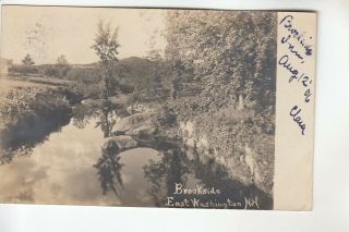 Real Photo Postcard Brookside East Washington Nh