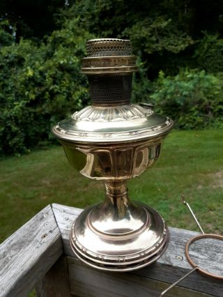 Antique Vintage Brass Aladdin Model 12 Oil Lamp 1928 - 1935