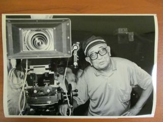 Vintage Glossy Press Photo Director Akira Kurosawa Directing Rhapsody In August