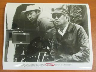 Vintage Glossy Press Photo Director Akira Kurosawa On The Set Of Kagemusha