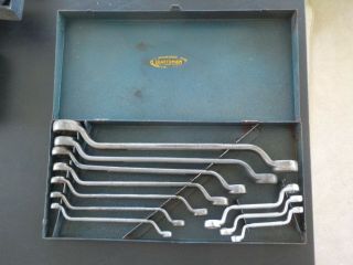 Vintage Craftsman Rare Complete 1939 - 40 Ci 45 Degree Offset Box End Wrench Set