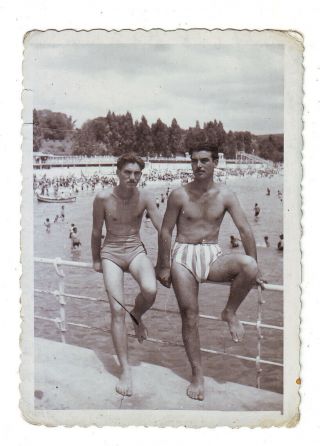 Semi Nude Men Gay Interest,  Vintage Photo,  1950`s,  224