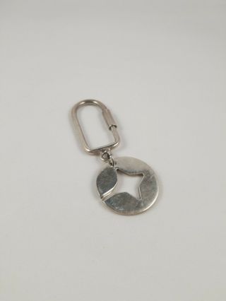 Vintage Mexico Taxco Sterling Silver Keychain