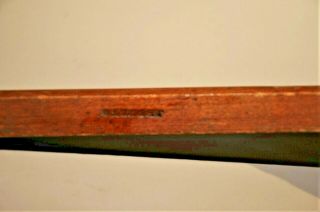 RARE ANTIQUE PAT.  1890 BRASS & WOOD DOVETAIL SCRIBE 5