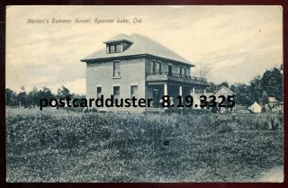 3325 - Sparrow Lake Ontario Postcard 1910s Stanton 