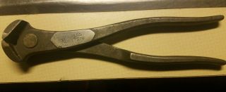 Snap On No.  17 Vacuum Grip End Cut Nippers Cutters Vintage Tool