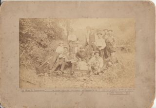 1887 Group Photo - A Trip To Mt Tamalpais - Ross Valley - Ca - Marin