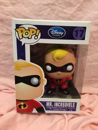 Funko Pop Mr.  Incredible 17 Disney Store Series 2 The Incredibles Vaulted Htf