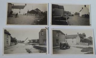 4 X 1933 Photographs Of Hibaldstow Beck Bridge Lincolnshire