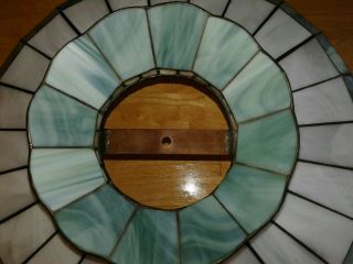 Vintage Tiffany Style Lamp Shade Stained Glass Acrylic - Large 20 