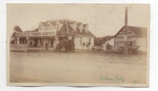 1912 Photo Of Milletts Boxing Training Quarters Colma Ca Battling Nelson Sign