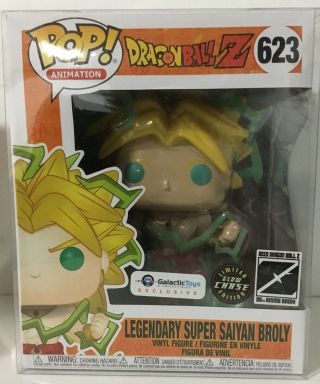 Funko Pop Animation 623 Legendary Saiyan Broly Chase Galactic Toys Excl.
