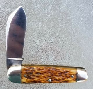 Vintage Remington H - T - T Bulldog Sleeveboard Knife Folding Bone Knives Rare