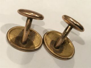 Antique Vintage Gold Filled Masonic Cuff Links 4